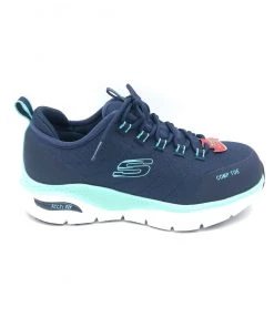 'Skechers' Women's Arch Fit Ebinal EH Comp Toe - Navy / Aqua