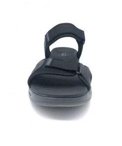 'Skechers' Men's GOwalk Arch Fit Sandal - Black / Charcoal