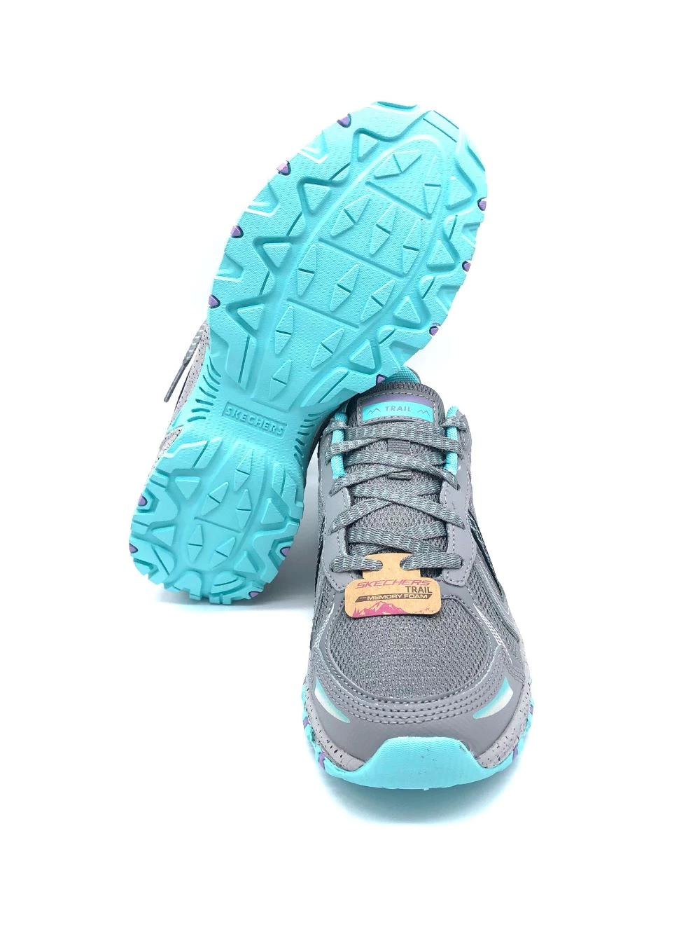 'Skechers' Women's Hillcrest Vast Adventure - Gray / Blue 6 'Skechers' Women's Hillcrest Vast Adventure - Gray / Blue