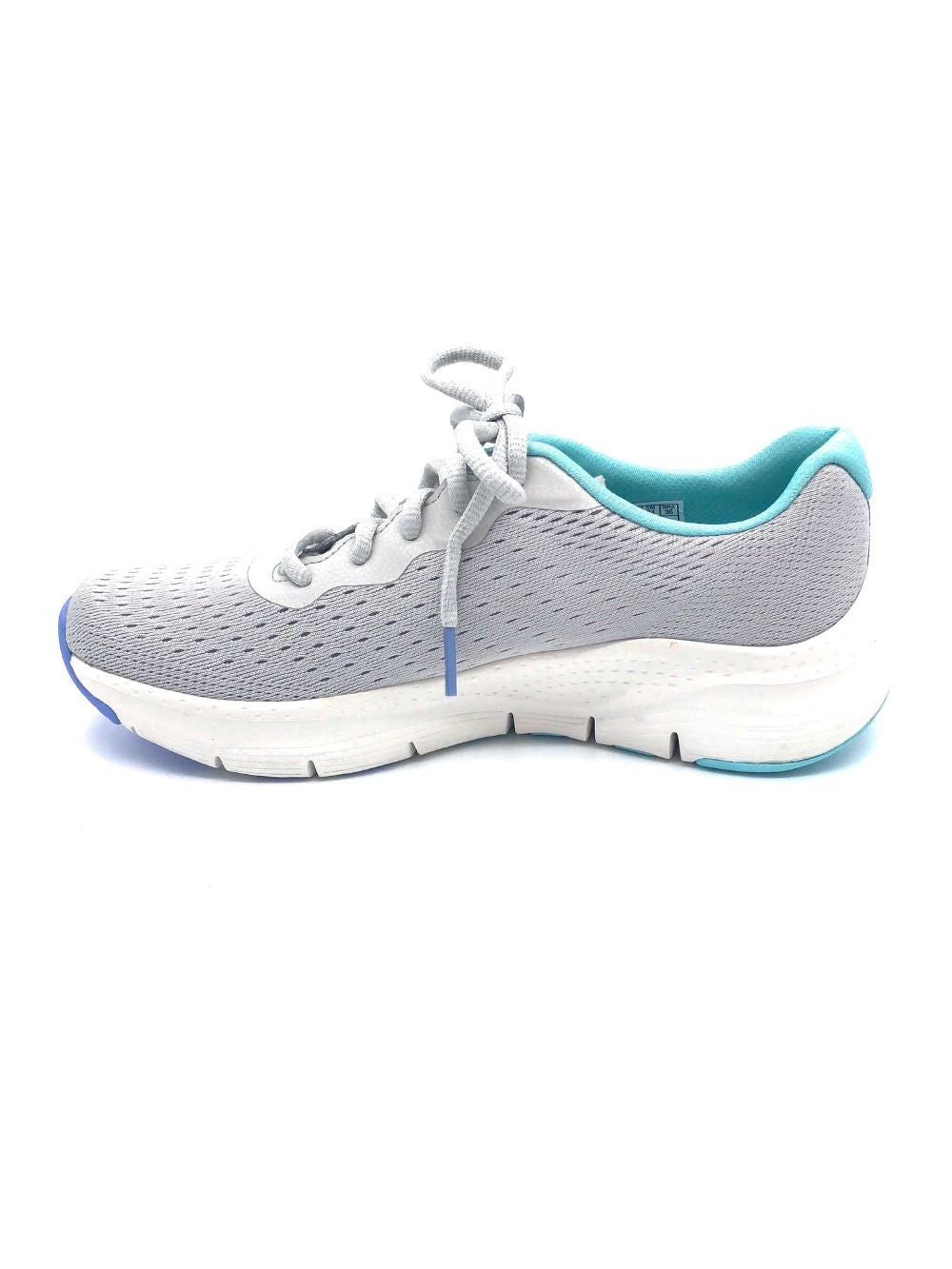 'Skechers' Women's Arch Fit Infinity - Grey / Blue 8 'Skechers' Women's Arch Fit Infinity - Grey / Blue
