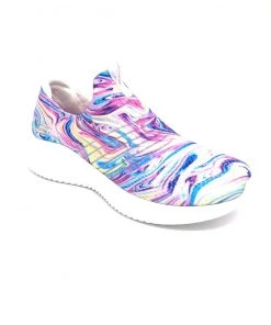 'Skechers' Women's Ultra Flex 3.0 Groovy Orbit - White / Multi