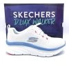 'Skechers' Women's D'Lux Walker-Fresh Finesse - White / Pink / Blue