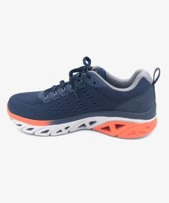 'Skechers' Men's Glide-Step Sport New Appeal - Navy / Orange