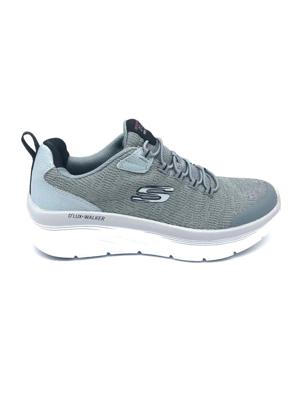 'Skechers' Men's D'Lux Walker-Pensive - Gray / Black 3 'Skechers' Men's D'Lux Walker-Pensive - Gray / Black