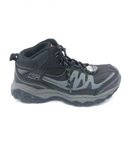 'Skechers' Men's Relaxed Fit: Holdredge-Rebem EH Steel Toe - Black / Charcoal (Wide)