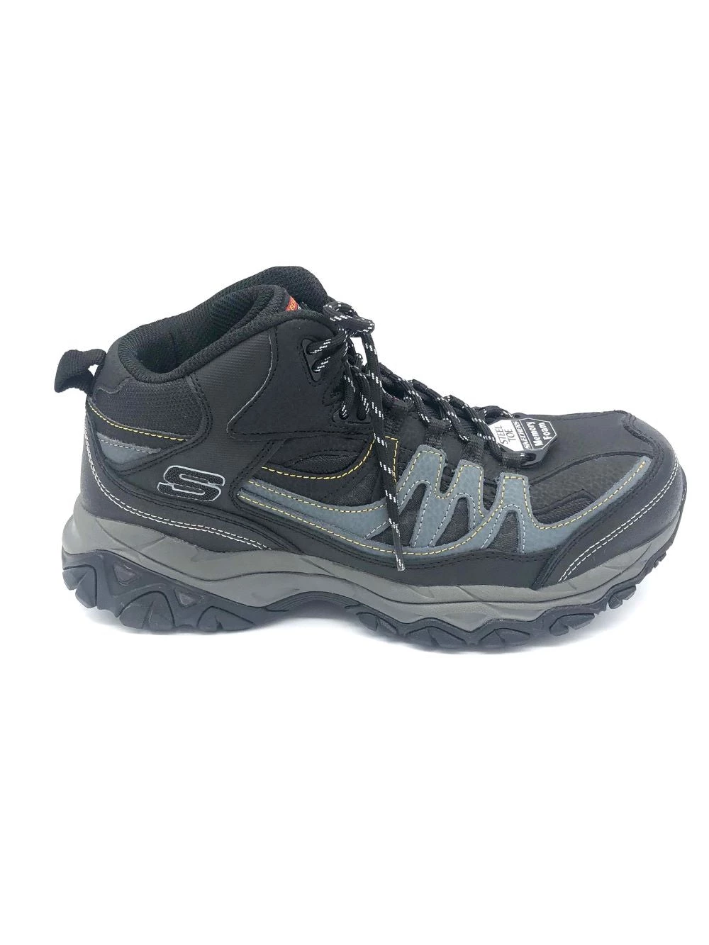 'Skechers' Men's Relaxed Fit: Holdredge-Rebem EH Steel Toe - Black / Charcoal (Wide) 3 'Skechers' Men's Relaxed Fit: Holdredge-Rebem EH Steel Toe - Black / Charcoal (Wide)