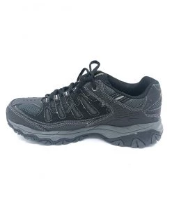 'Skechers' Men's After Burn-Memory Fit - Black / Charcoal (Extra Wide)