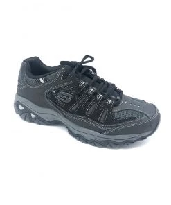 'Skechers' Men's After Burn-Memory Fit - Black / Charcoal