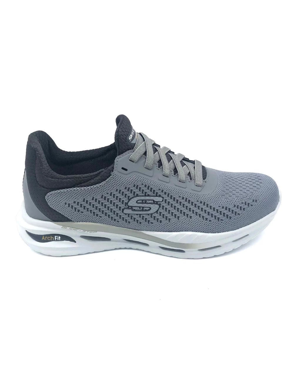 'Skechers' Men's Arch Fit Orvan-Trayver Slip On - Gray / Black 3 'Skechers' Men's Arch Fit Orvan-Trayver Slip On - Gray / Black