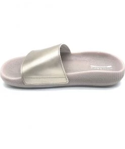 'Skechers' Women's Hyper Slide Shine On Sandal - Gold