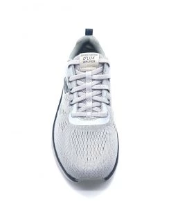 Skechers 'Sketchers' Men D'Lux Walker - Grey / Navy (Wide)