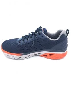 'Skechers' Men's Glide-Step Sport New Appeal - Navy / Orange (Wide)