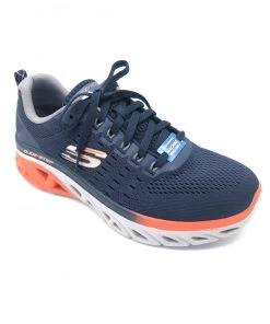 'Skechers' Men's Glide-Step Sport New Appeal - Navy / Orange (Wide)