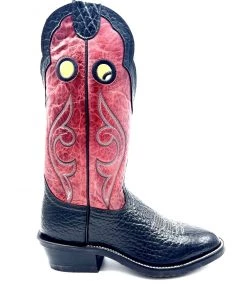 'Hondo' Men's 13" Bullhide U Toe - BLACK