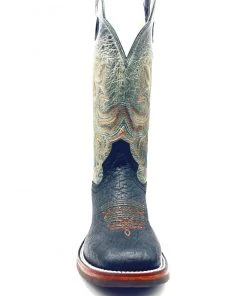 'Hondo' Men's 14" Bullhide Square Toe - Black