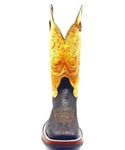 'Hondo' Men's 14" Bullhide Square Toe - Brown 11 'Hondo' Men's 14