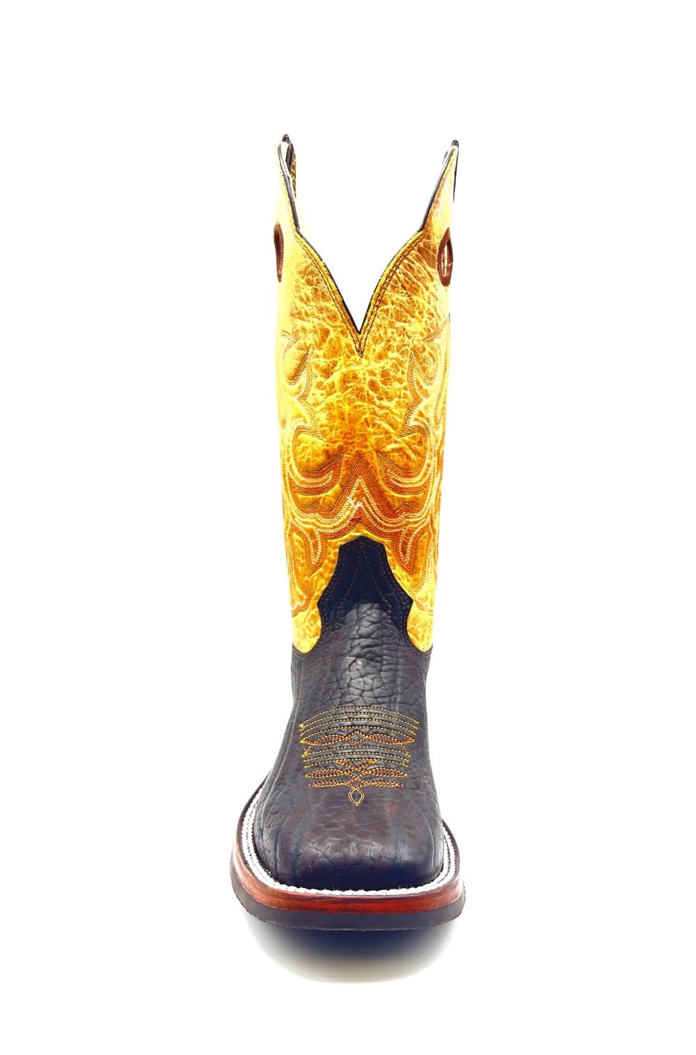 'Hondo' Men's 14" Bullhide Square Toe - Brown 6 'Hondo' Men's 14" Bullhide Square Toe - Brown