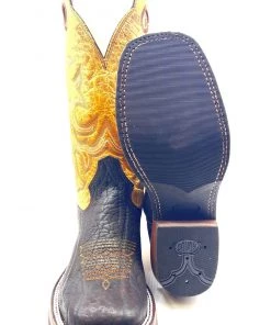 'Hondo' Men's 14" Bullhide Square Toe - Brown 10 'Hondo' Men's 14