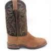 Abilene Boot Co. 'Abilene' Men's Faux Snakeskin Square Toe - Tan / Brown