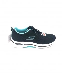 'Skechers' Women's GOwalk Arch Fit-Unify - Black / Aqua