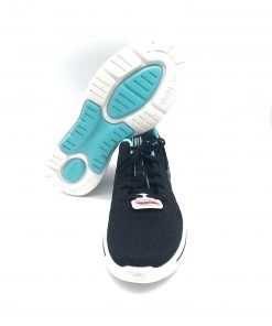 'Skechers' Women's GOwalk Arch Fit-Unify - Black / Aqua (Wide)