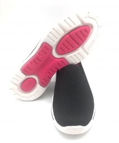 'Skechers' Women's GOwalk Arch Fit-Grateful - Black / Hot Pink
