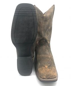 Abilene Boot Co. 'Abilene' Men's 13" Rawhide Western Square Toe - Brown