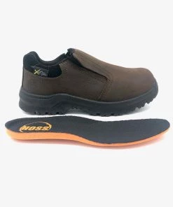 Hoss Boot Company 'Hoss Boots' Men's XRD Met Guard EH Slip On Comp Toe - Brown