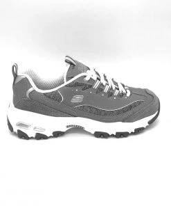 'Skechers' Women's D'Lites Me Time - Gray / White