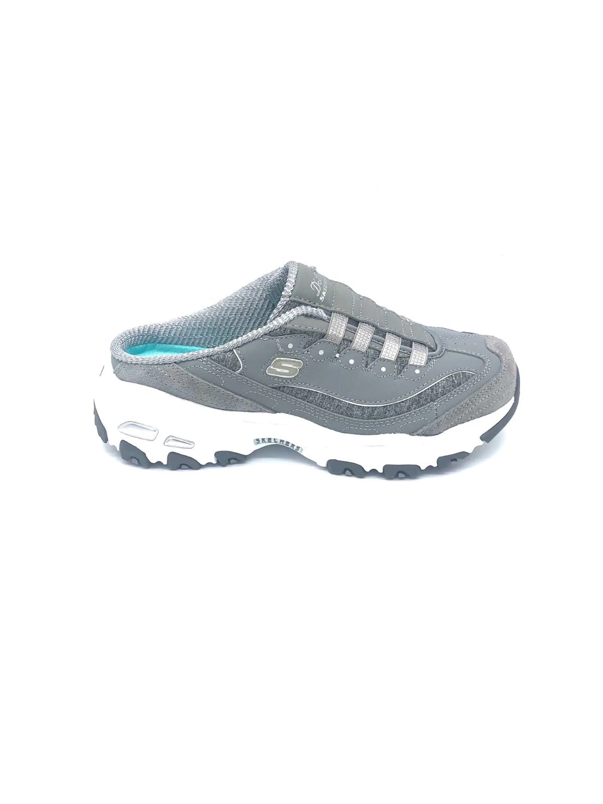 'Skechers' Women's D'Lites Resilient - Grey / White 3 'Skechers' Women's D'Lites Resilient - Grey / White