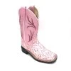'Old West' Children's Western Broad Square Toe - Pink Print 2 'Old West' Children's Western Broad Square Toe - Pink Print