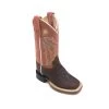 Kids 'Old West' Children's Western Broad Square Toe - Brown / Rust