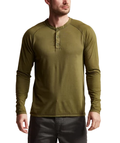 SITKA WEAR AND EQUIPMENT 'Sitka' Men's Hanger Work Henley - Covert