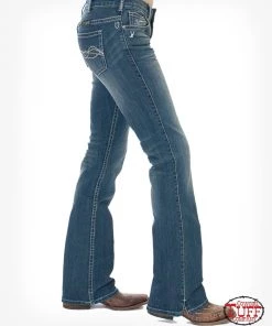 JUST TUFF JEANS 'Cowgirl Tuff' Women's 'Inspire' Bootcut - Medium Wash