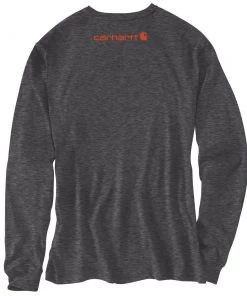 'Carhartt' Men's Heavyweight Sleeve Logo T-Shirt - Carbon Heather