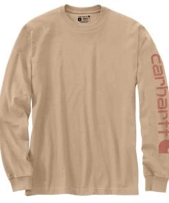 'Carhartt' Men's Heavyweight Sleeve Logo T-Shirt - White Truffle