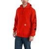 'Carhartt' Men's Midweight Logo Hoodie - Currant Heather 2 'Carhartt' Men's Midweight Logo Hoodie - Currant Heather