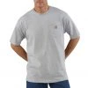 'Carhartt' Men's Workwear Heavyweight Pocket T-Shirt - Heather Gray