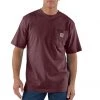 'Carhartt' Men's Workwear Heavyweight Pocket T-Shirt - Port