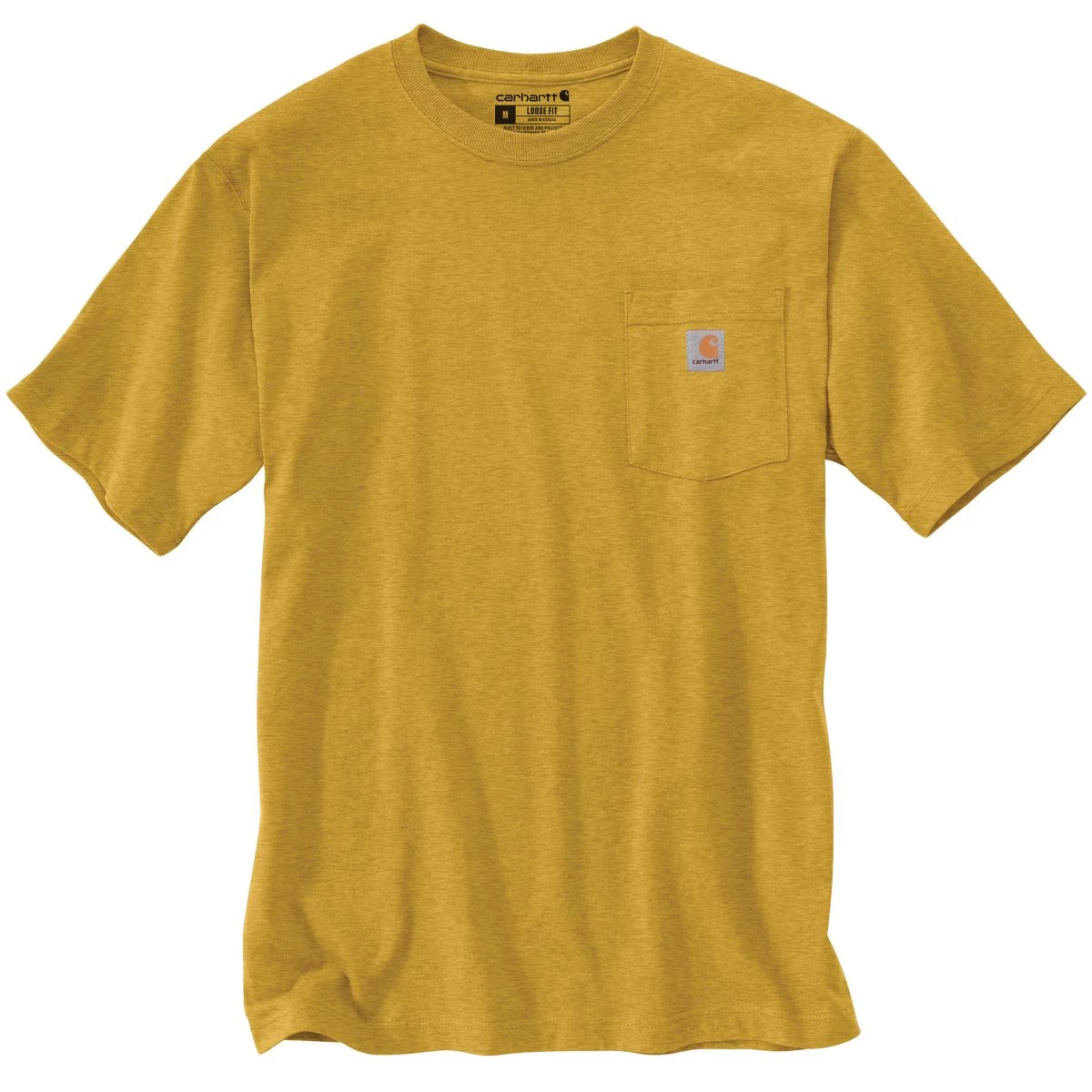 'Carhartt' Men's Workwear Pocket T-Shirt - Dijon Heather 3 'Carhartt' Men's Workwear Pocket T-Shirt - Dijon Heather