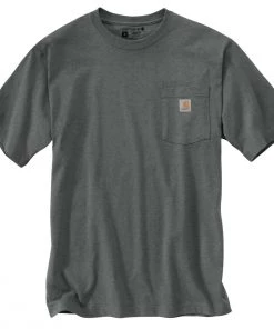 'Carhartt' Men's Workwear Heavyweight Pocket T-Shirt - Elm Heather