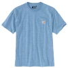 'Carhartt' Men's Workwear Pocket T-Shirt - Coastal Snow Heather 2 'Carhartt' Men's Workwear Pocket T-Shirt - Coastal Snow Heather