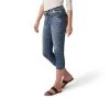 SILVER JEANS CO 'Silver' Women's Elyse Capri Jeans - Indigo 2 SILVER JEANS CO 'Silver' Women's Elyse Capri Jeans - Indigo