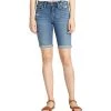 SILVER JEANS CO 'Silver Jeans' Women's Avery Bermuda Short - Indigo 1 SILVER JEANS CO 'Silver Jeans' Women's Avery Bermuda Short - Indigo