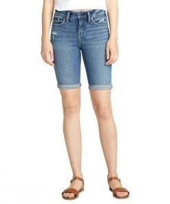 SILVER JEANS CO 'Silver Jeans' Women's Avery Bermuda Short - Indigo
