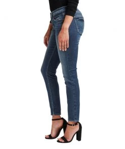 SILVER JEANS CO 'Silver Jeans' Women's Curvy Mid Rise Skinny - Indigo