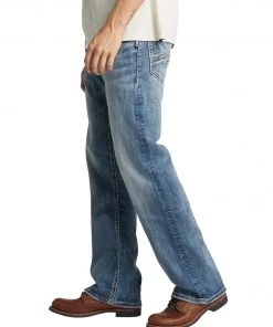 SILVER JEANS CO 'Silver Jeans' Men's Craig Bootcut - Medium Wash Indigo