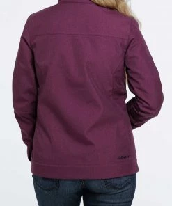 'Cinch' Women's Concealed Carry Bonded Jacket - Purple