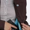 'Cinch' Women's Concealed Carry Bonded Jacket - Brown / Light Blue