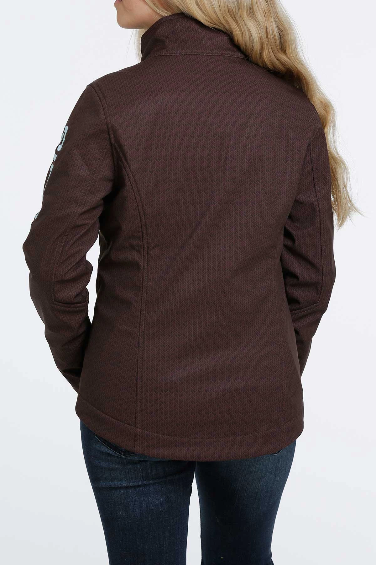 'Cinch' Women's Concealed Carry Bonded Jacket - Brown / Light Blue 6 'Cinch' Women's Concealed Carry Bonded Jacket - Brown / Light Blue